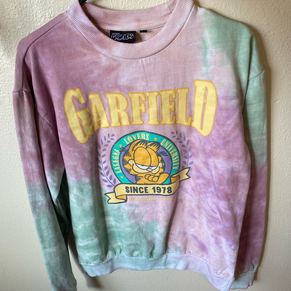 Nickelodeon Garfield Tie Dye Sweatshirt